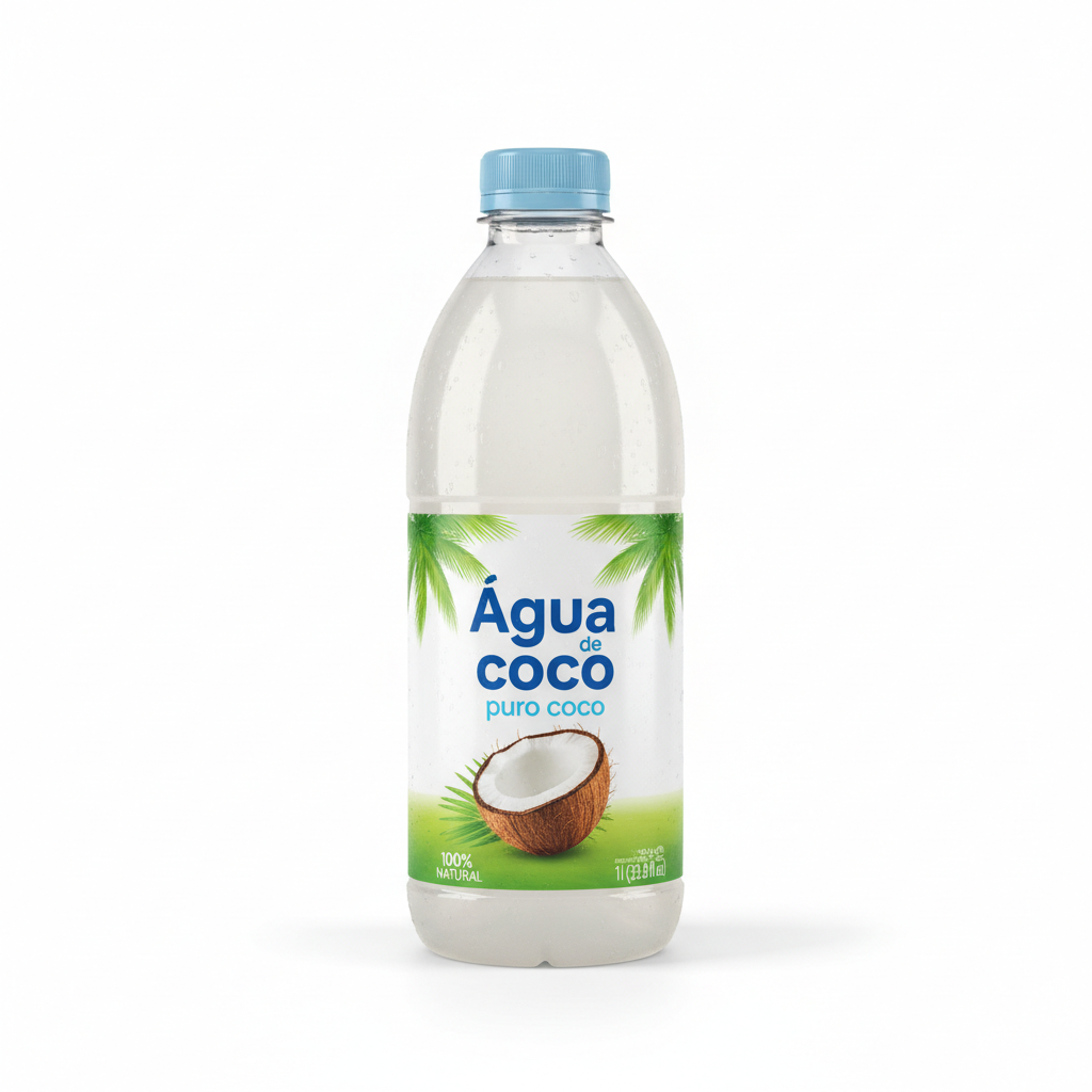 Água de coco puro coco 1l