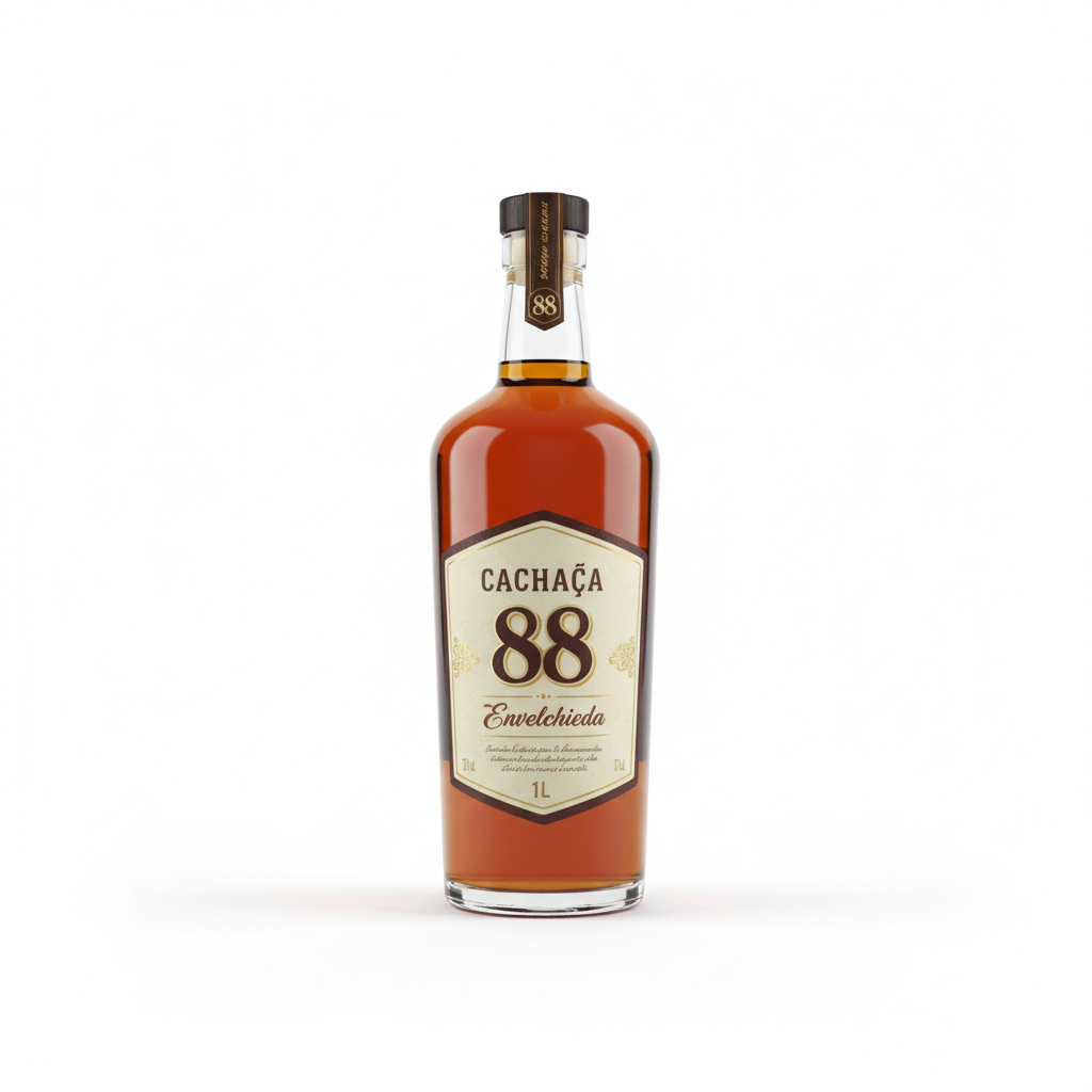 Cachaça envelhecida 88 1l