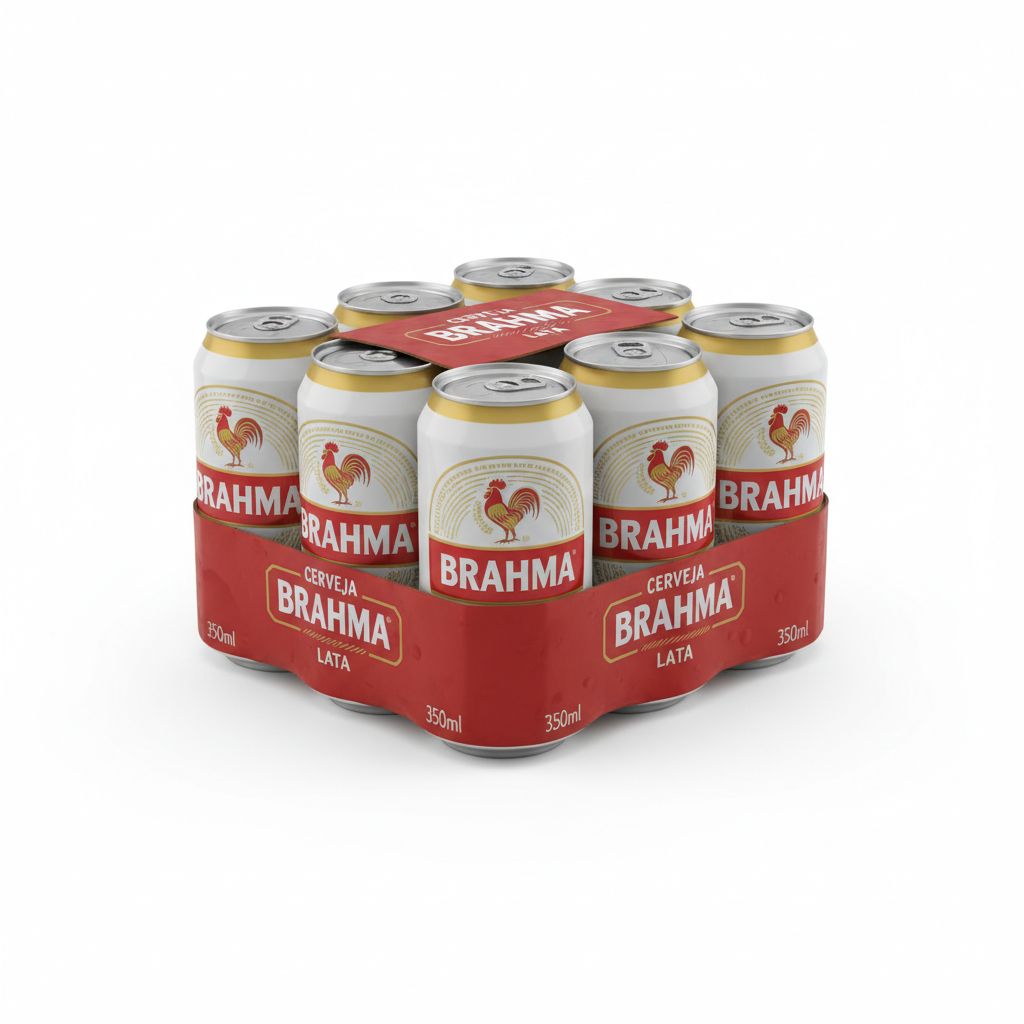 Cerveja Brahma lata 12x350ml