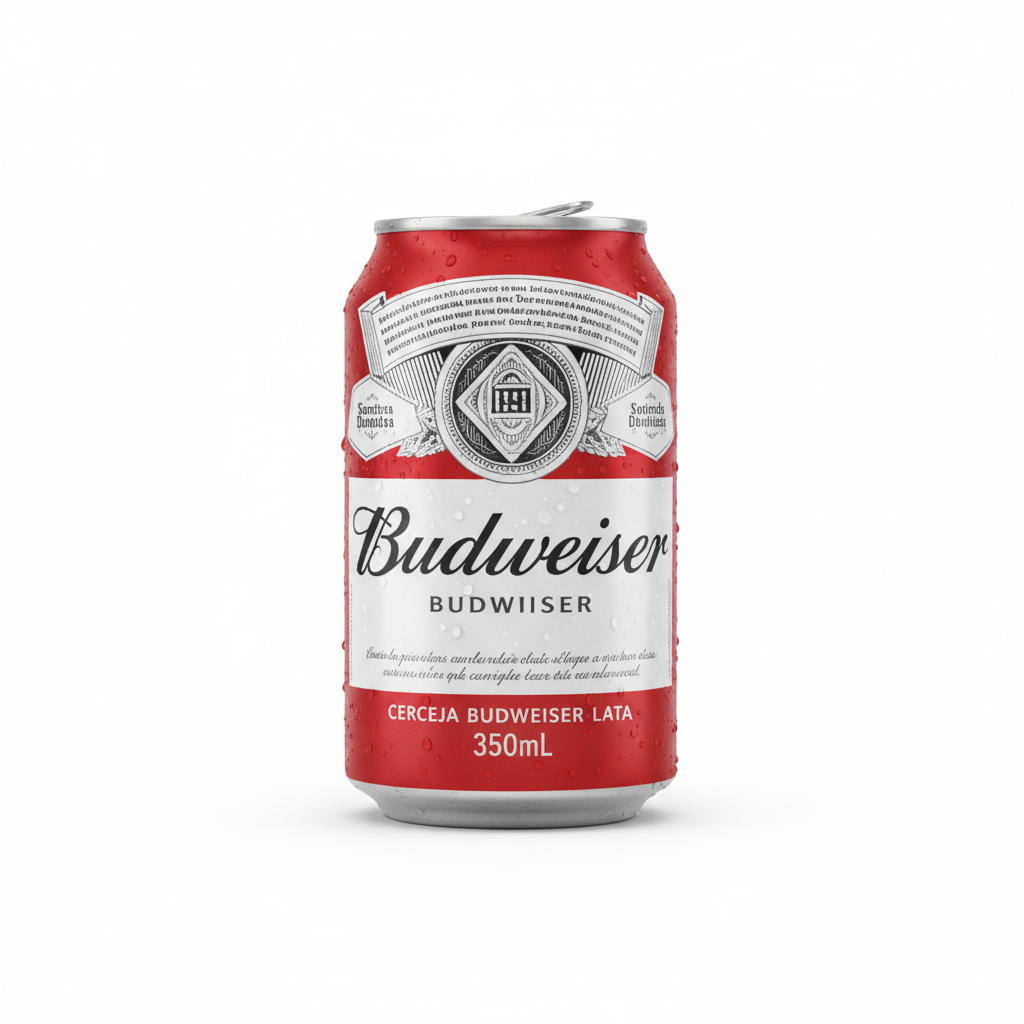 Cerveja budweiser lata 350ml