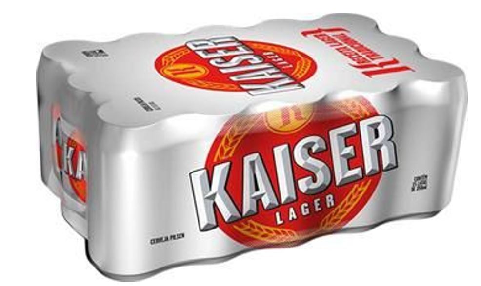 Cerveja kaiser Lata 12x350ml