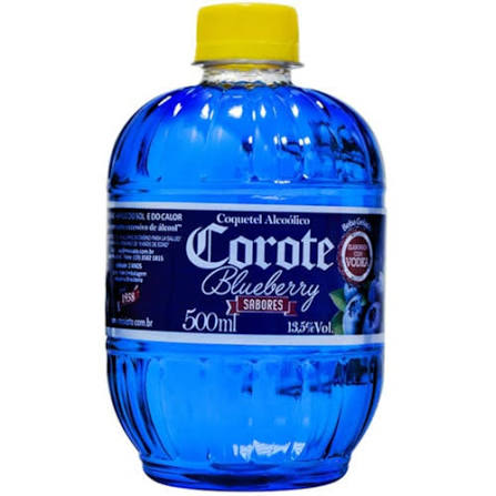 coquetel corote barril bueberry 500ml