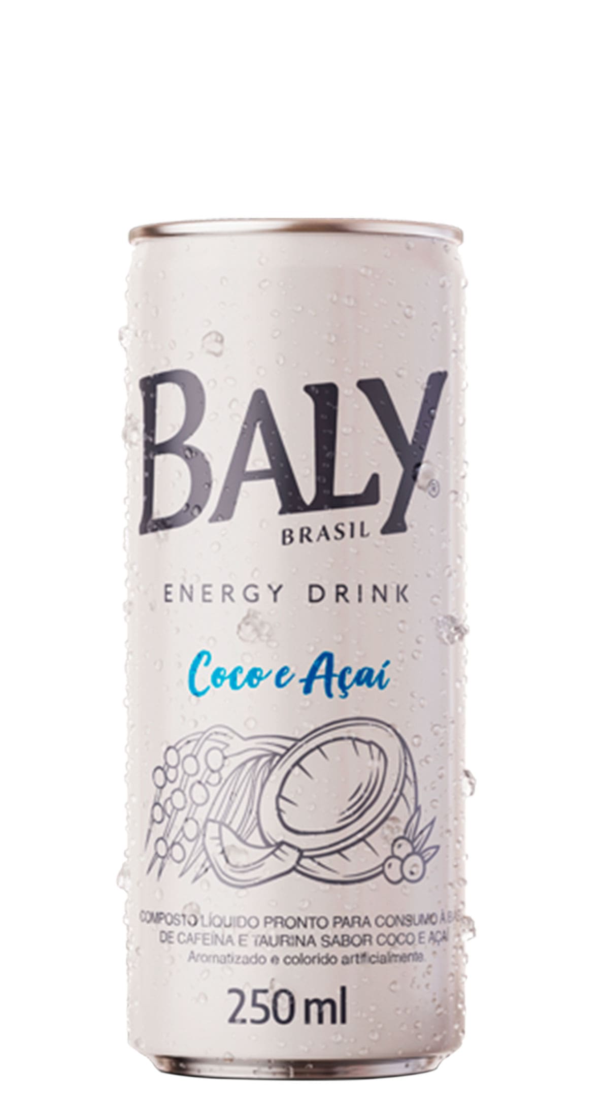 Energetico baly lata 250ml coco com açaí