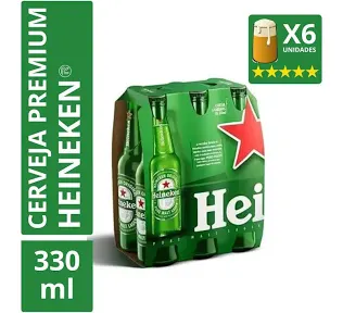 Heineken long neck 6x330ml
